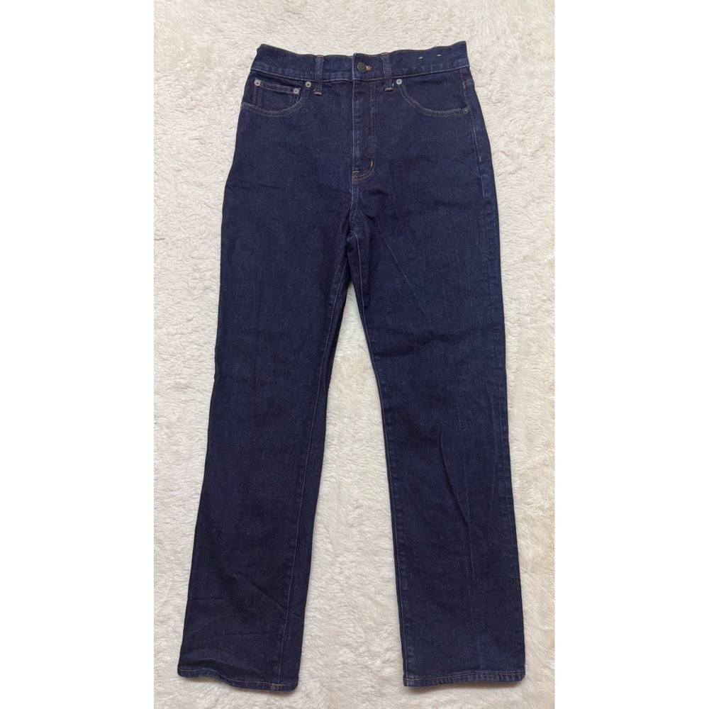 Madewell '90s Straight Jeans Womens 27 Dark Wash High Rise Denim Excellent